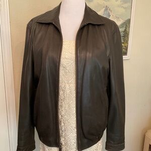 Daniel Cremieux Leather Jacket Size L